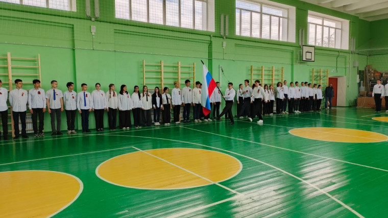 Торжественная линейка Победы.